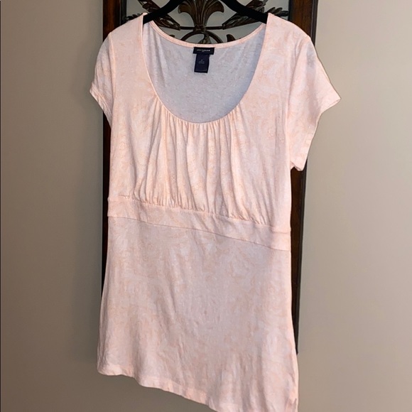 Ann Taylor cap sleeve printed top - Picture 3 of 9